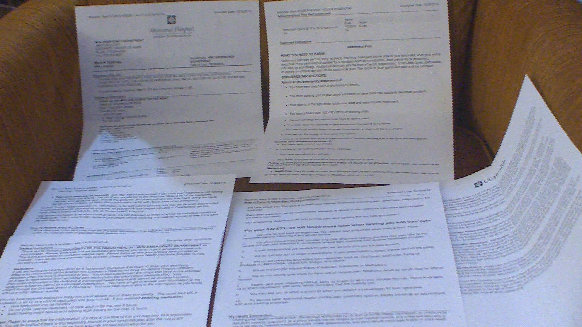 Intern’s handwritten and typed discharge summaries cost the hospital its case  